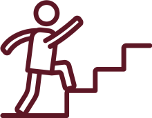 Climbing steps
